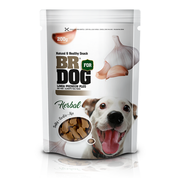 Snack Br Dog Herbal Ajo 200 Gr