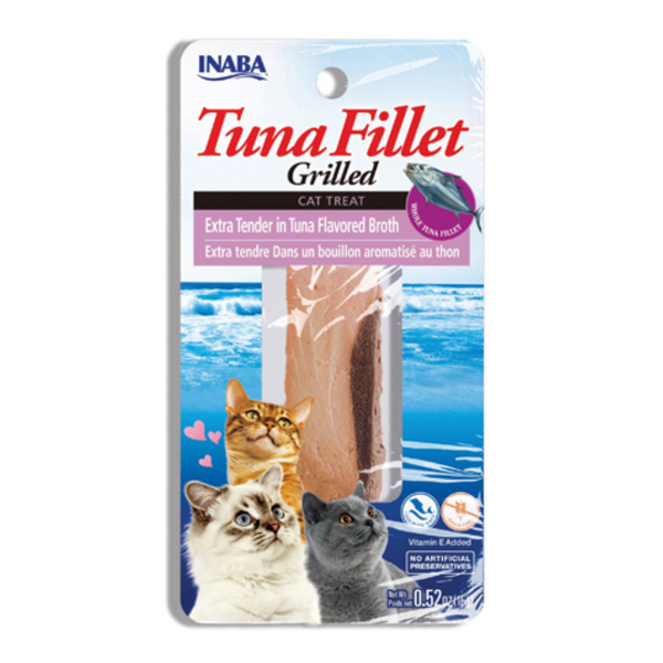 Snack para gatos Inaba Filete Extratierno en Caldo de Atún 15gr