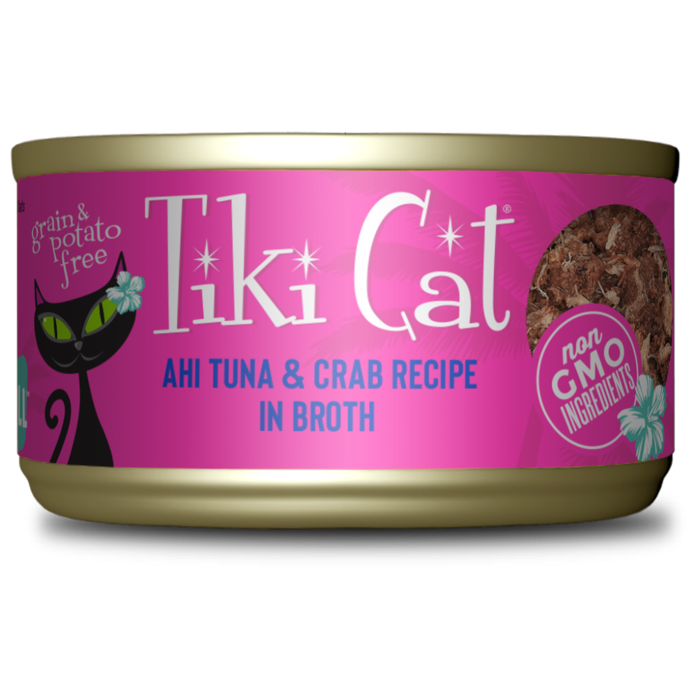 LATA TIKI CAT AHI TUNA & BRAB RECIPE IN BROTH 80 Gramos