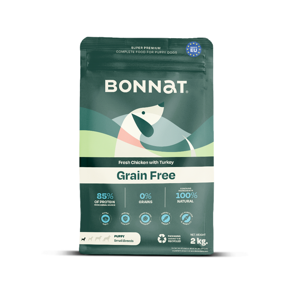 Comida para perros Bonnat Cachorros Raza Pequeña 2 Kg