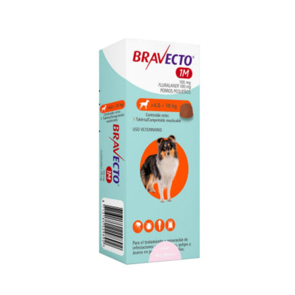 Antipulgas perros bravecto 1M 4.5-10kg