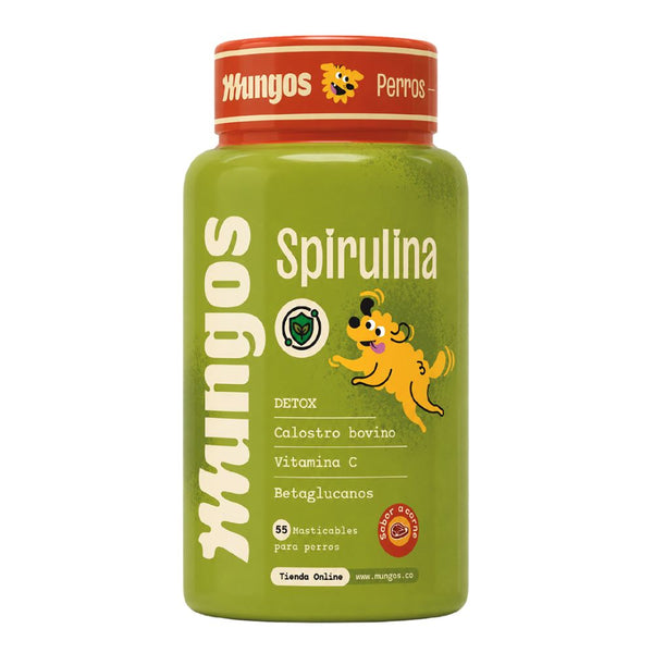 Suplemento Para Perro Mungos Vital Spirulina 55 Nuggets