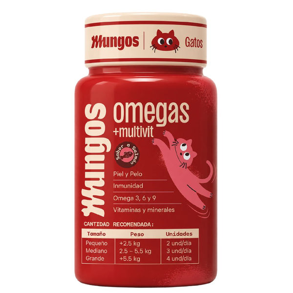 Suplemento Para Gatos Mungos Vital Omega 3-6-9 X 80 Nuggets