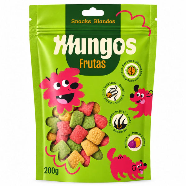 Snack Para Perro Mungos Frutas 200 Gr