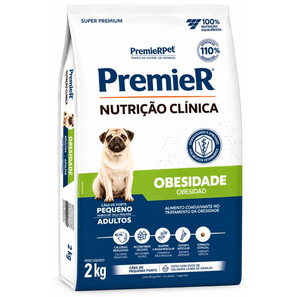 Alimento Para Perros Adultos Raza Pequeña Premier Nutrición Clínica Obesidad 2 Kg