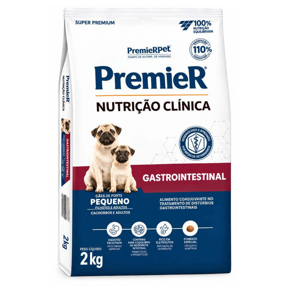Alimento Para Perros Adultos Raza Pequeña Premier Nutrición Clínica Gastro 2kg