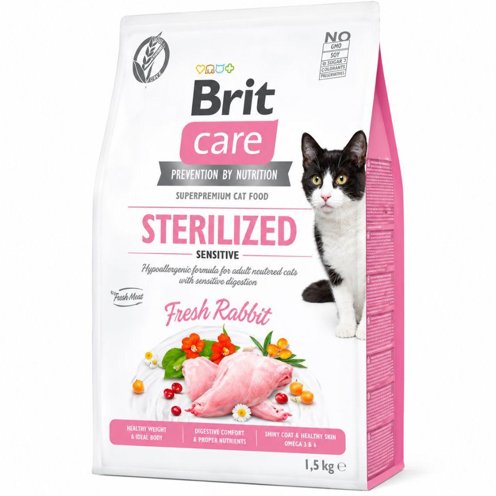 Alimento Para Gatos Castrados Brit Care Sensitive 2 Kg