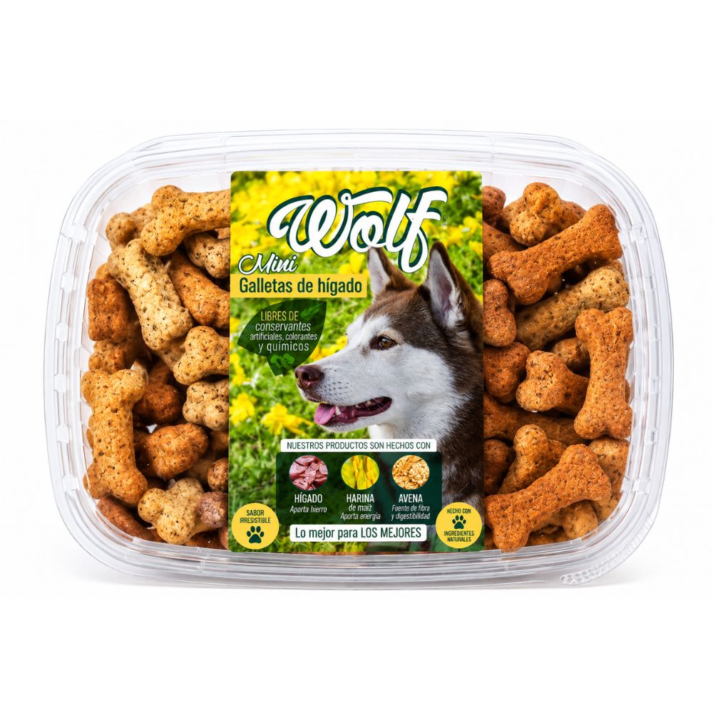 Galleta Para Perro Wolf Higado Mini