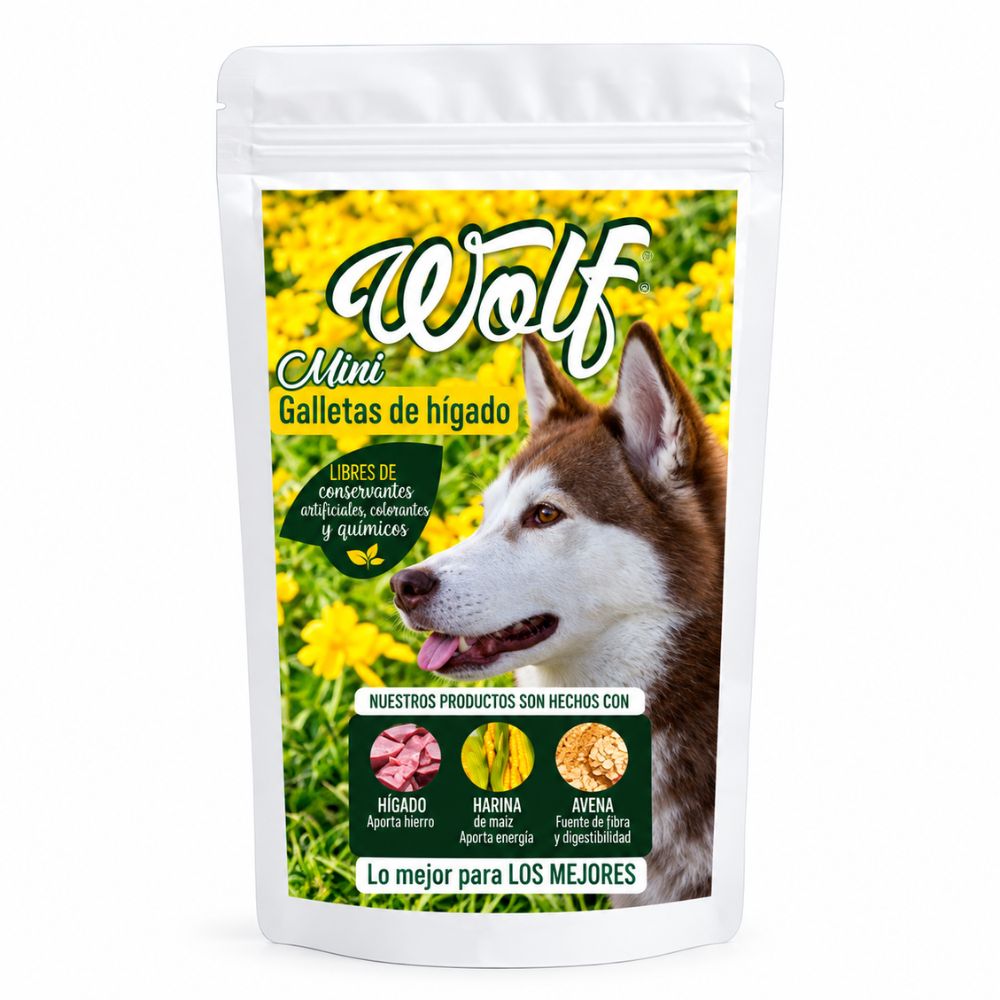 Galleta Para Perro Wolf Higado Mini