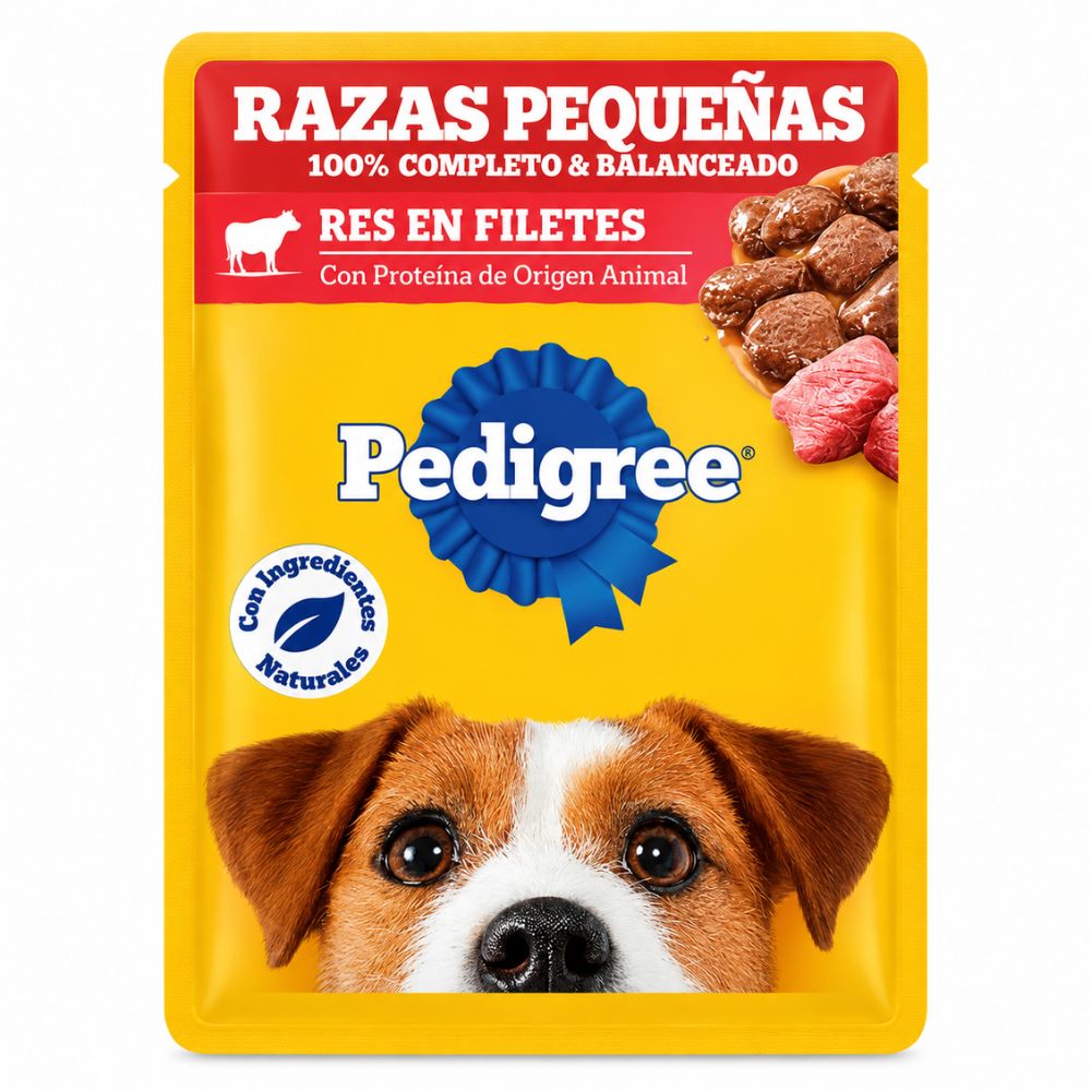 Alimento Húmedo Para Perro Adulto Raza Pequeña Pedigree 100 Gr