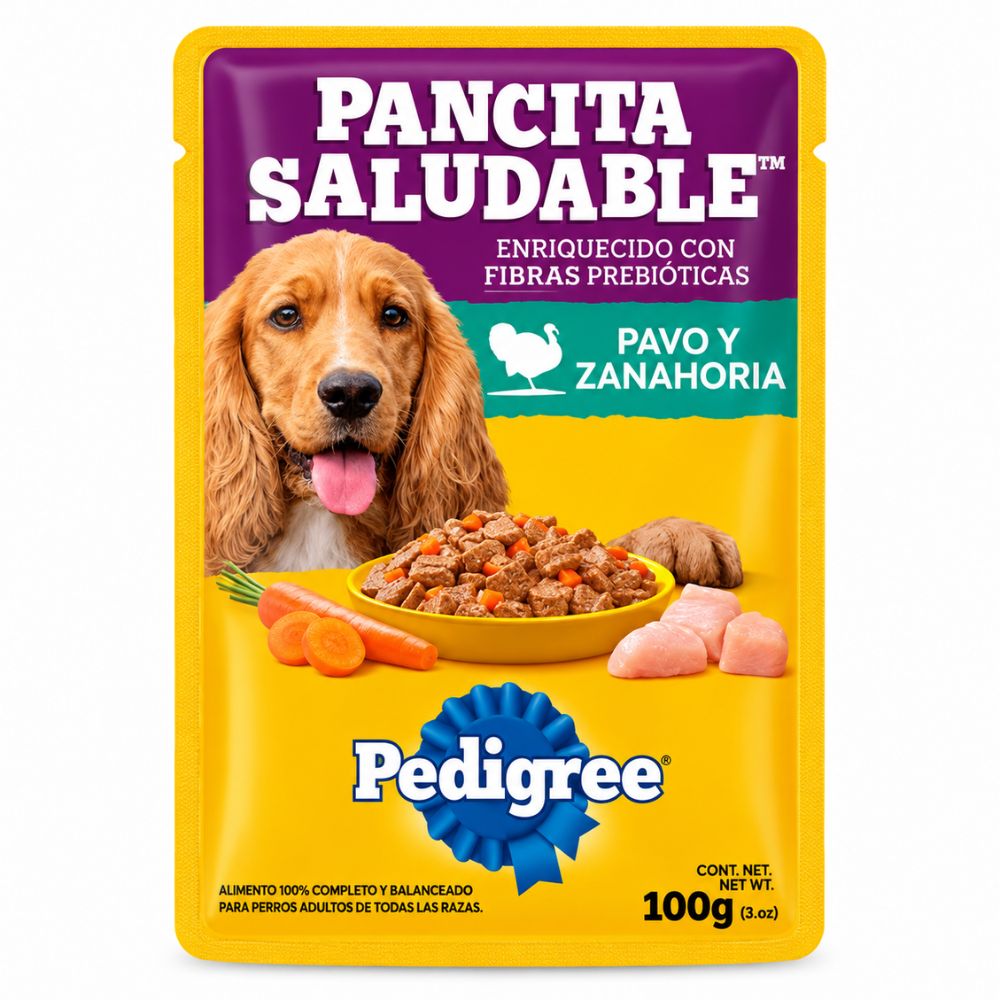 Alimento Húmedo Para Perro Adulto Pedigree Pancita Saludable 100 Gr