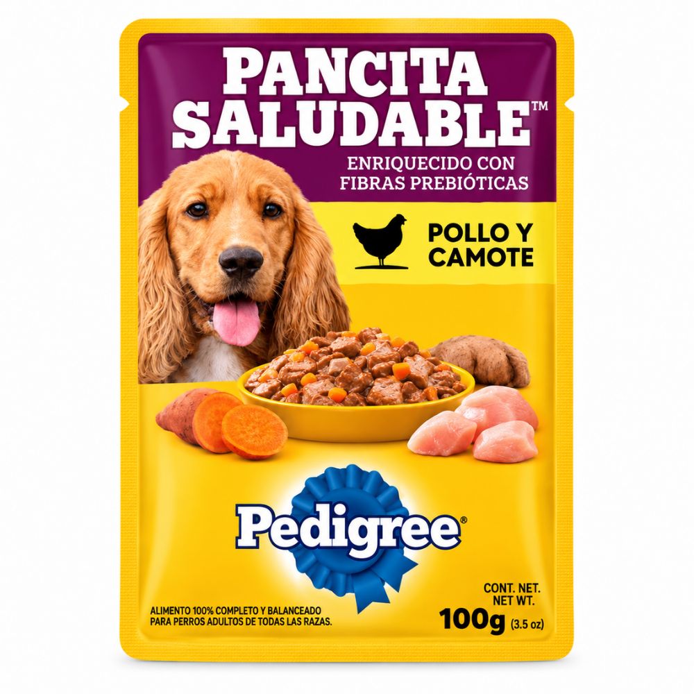 Alimento Húmedo Para Perro Adulto Pedigree Pancita Saludable 100 Gr