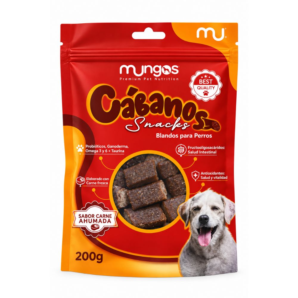 Snack Para Perro Mungos Cabanos 200gr