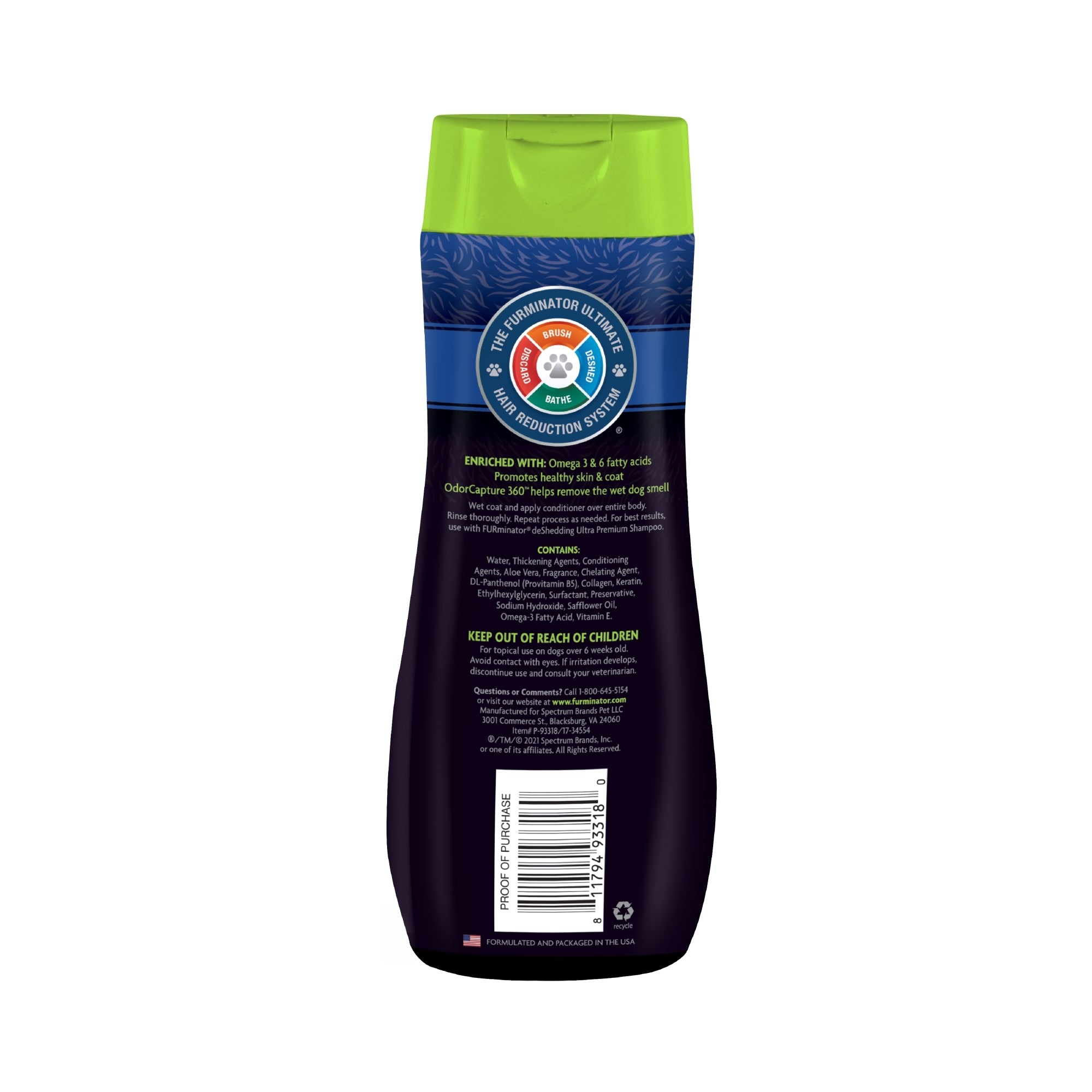 Acondicionador Furminator para perros Ultra Premium 473 Ml