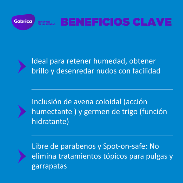 Acondicionador para mascotas Dog Wash Oatmeal Itch Relief 12oz