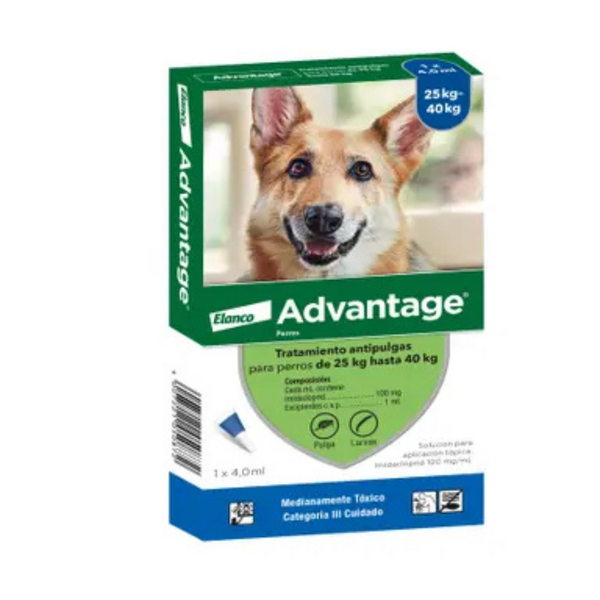 Antipulgas para perros Advantage entre 25 - 40 Kg