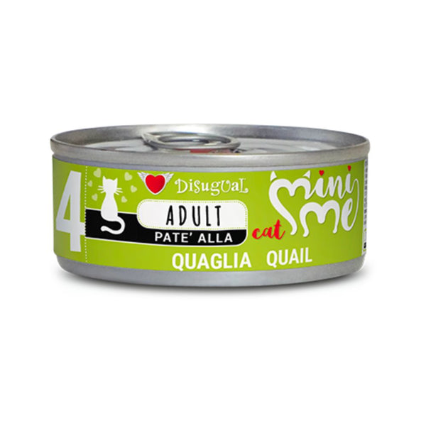 Alimento Humedo Para Gato Disugual Mini Me N4 Codorniz 85gr