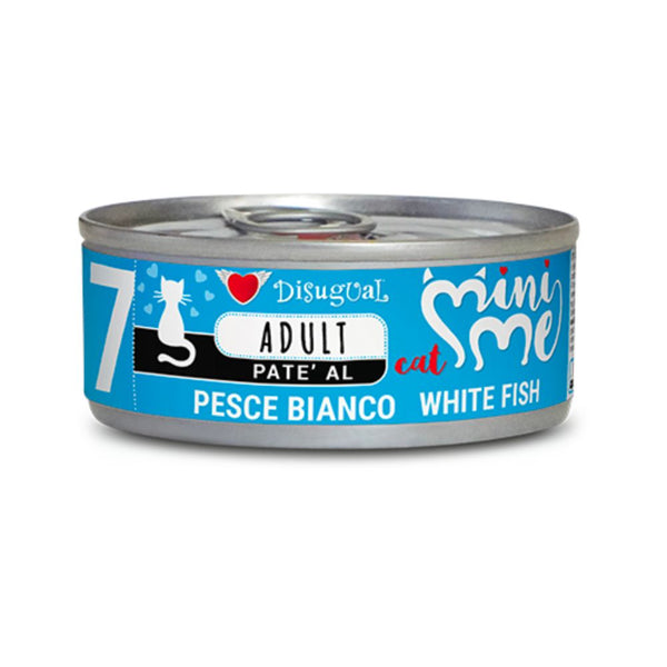 Alimento Humedo Para Gato Disugual Mini Me N7 Pescado Blanco 85gr