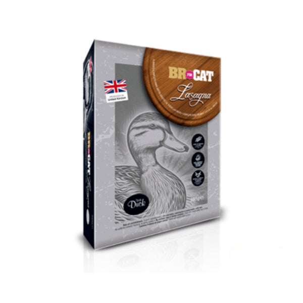 Alimento Húmedo Para Gatos Lasagna Br For Cats Pato 395gr