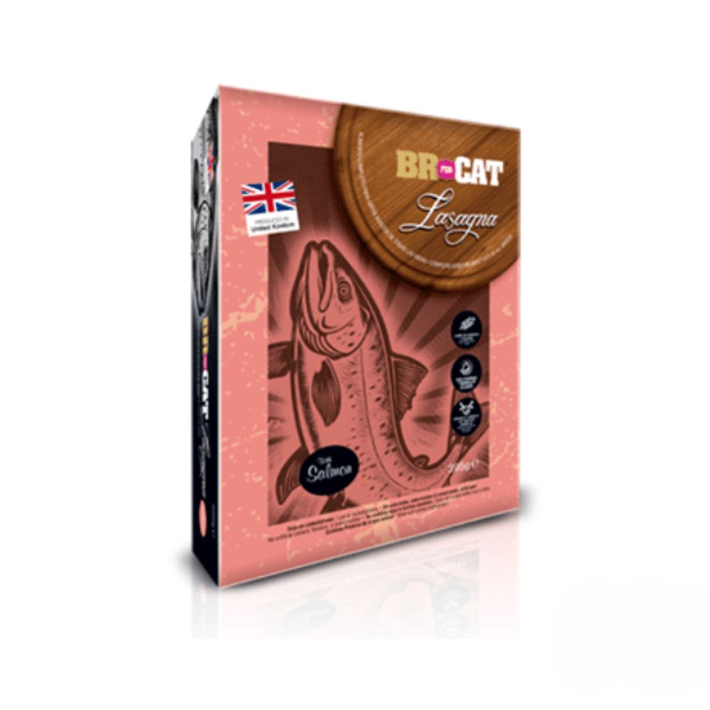 Alimento Húmedo Para Gatos Lasagna Br For Cats Salmon 395gr