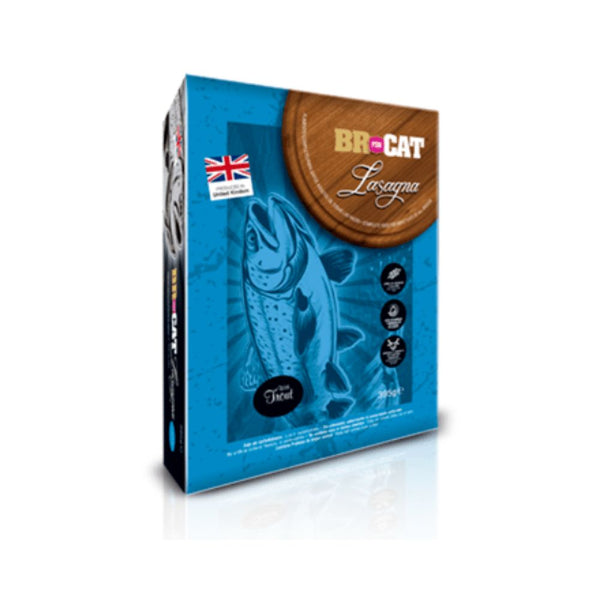 Alimento Húmedo Para Gatos Lasagna Br For Cats Trucha 395gr