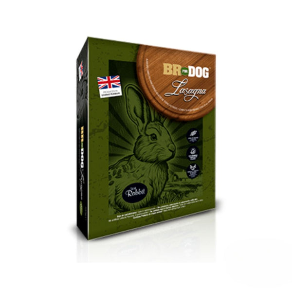 Alimento Húmedo Para Perros Lasagna Br For Dogs Conejo 395gr