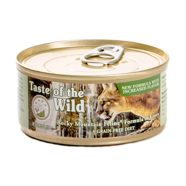 Alimento Húmedo para Gato Taste Of The Wild Rocky Mountain Venado y Salmón 156 Gr