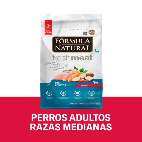 Alimento Seco para Perro Adulto Mediano Formula Natural Pollo