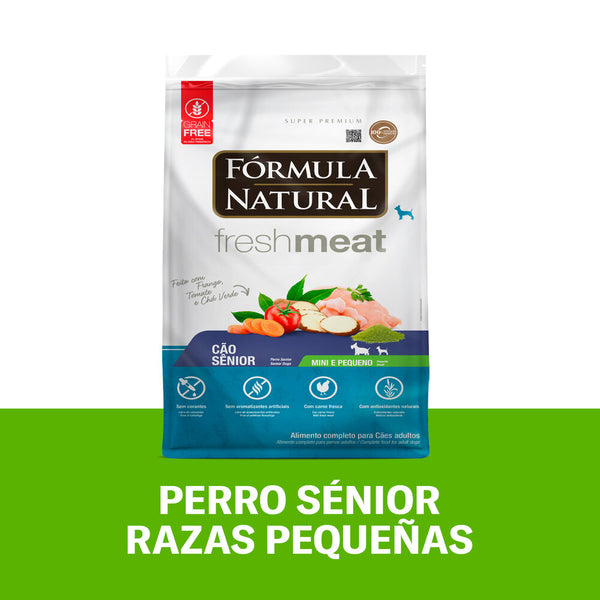 Alimento Seco para Perro Senior Mini y Pequeño Formula Natural Pollo