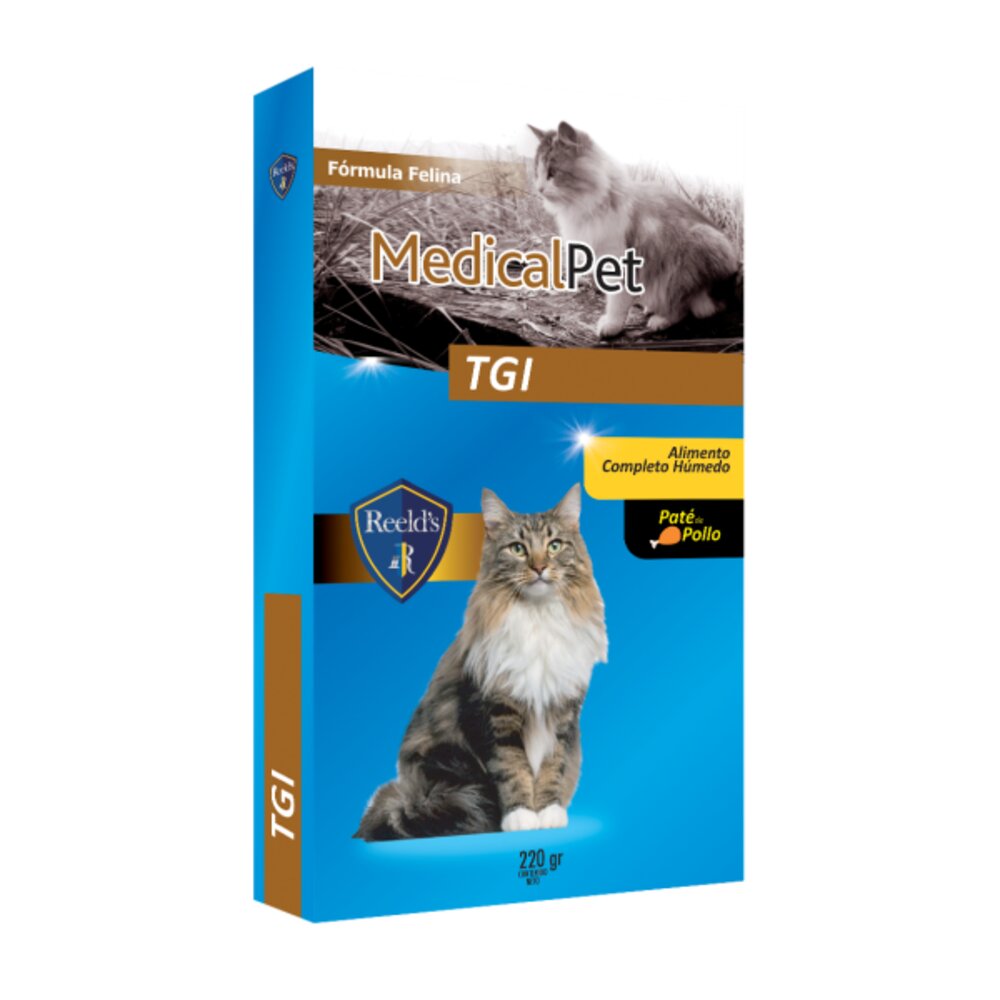 Alimento húmedo natural para gatos Medical Pet TGI