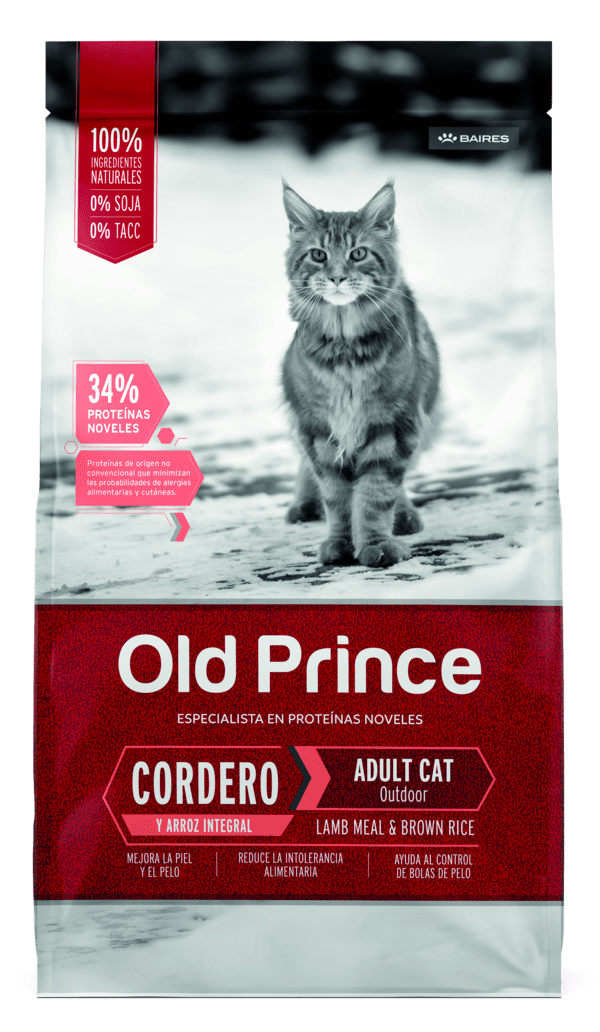 Alimento para Gatos Adultos Old Prince Cordero 7.5 Kg