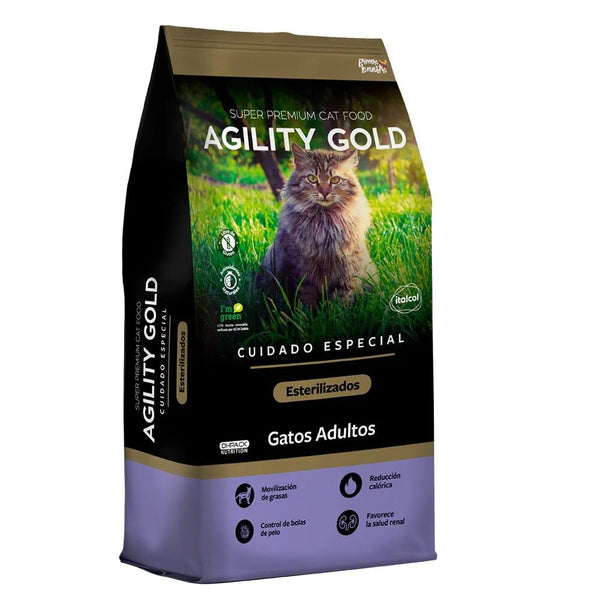 Alimento para gatos Agility gold adultos Esterilizados