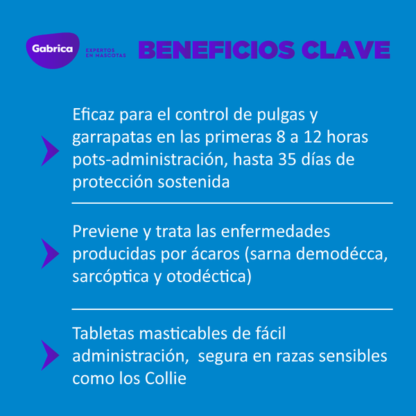 Antiparasitario Externo para perro  Simparica Caja 1 Tableta