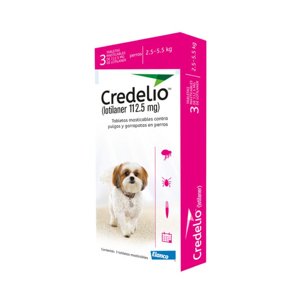 Antipulgas perros Credelio 2.5-5.5 Kg