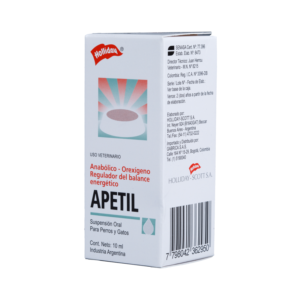 Estimulante de Apetito Apetil Perros y Gatos 10ml