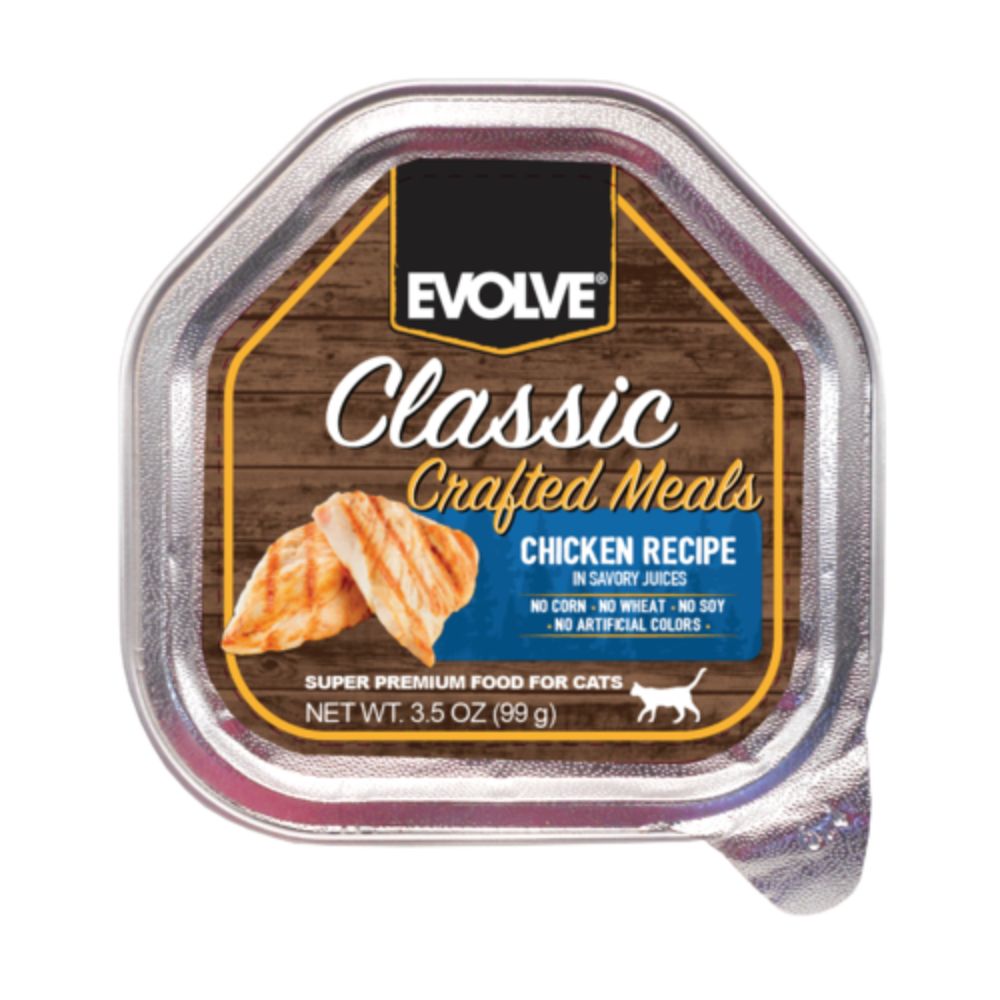Alimento húmedo para Gatos Evolve Classic Pollo 99gr