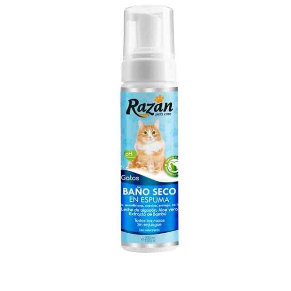 Baño Seco Para Gatos Razan 200ml