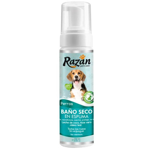Baño Seco Para Perros Razan 200ml