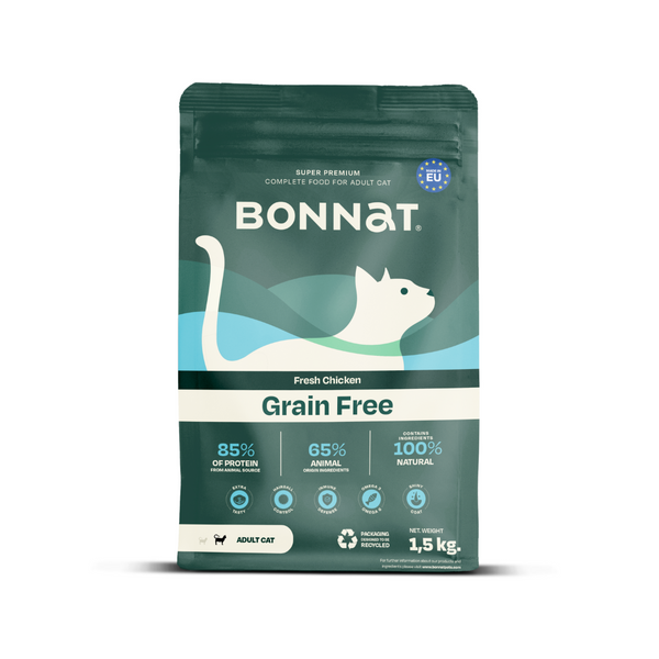 Alimento para gatos Bonnat adultos 1.5 Kg