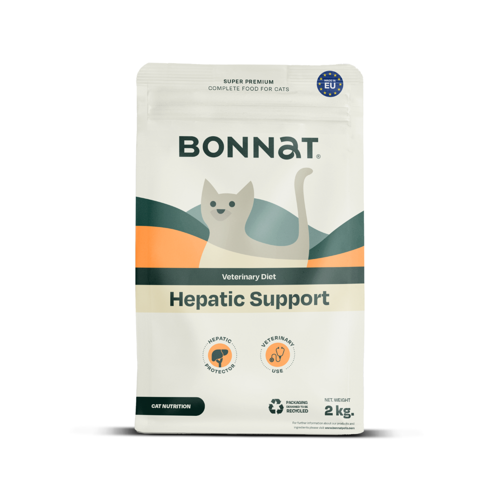 Alimento para gatos Bonnat Soporte Hepático 2 Kg