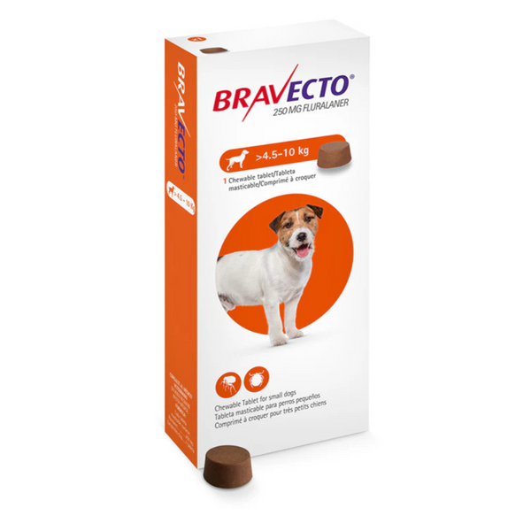 Antipulgas perros Bravecto  4.5 - 10 Kg