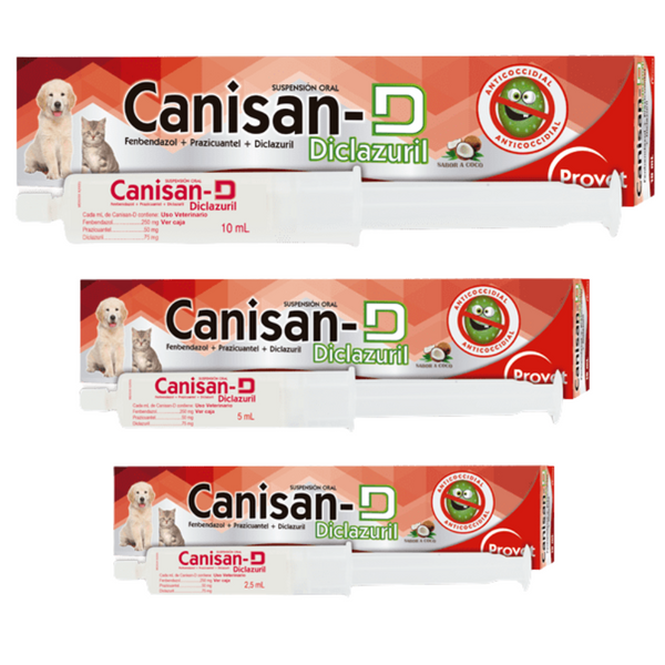 Desparasitante perros y gatos Canisan D