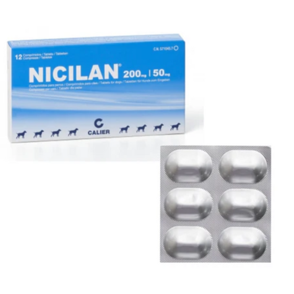 Nicilan 200/50 mg 6 Tabletas
