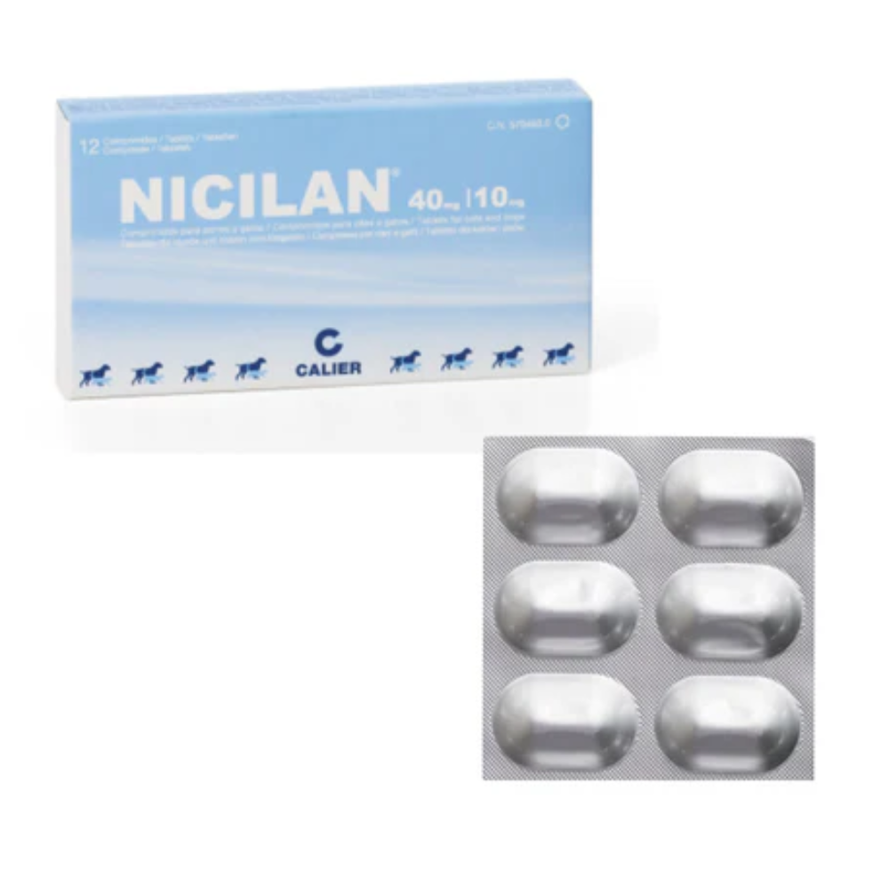 Nicilan 40/10 mg 6 Tabletas