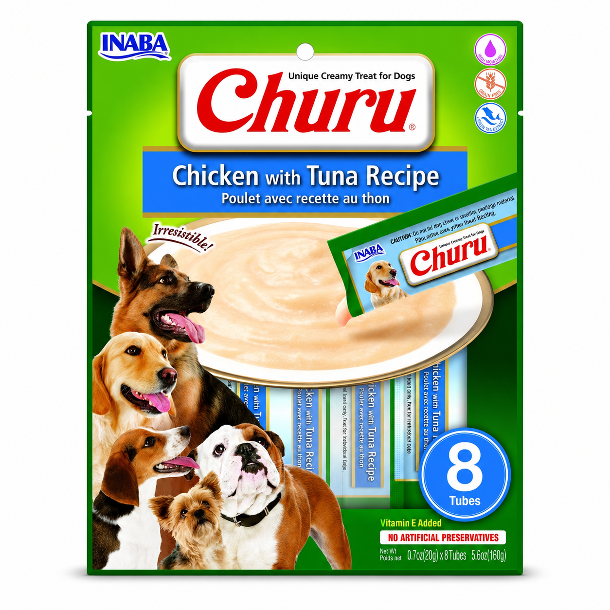 Churu Snack Perro Pollo y Atun 160 Gramos