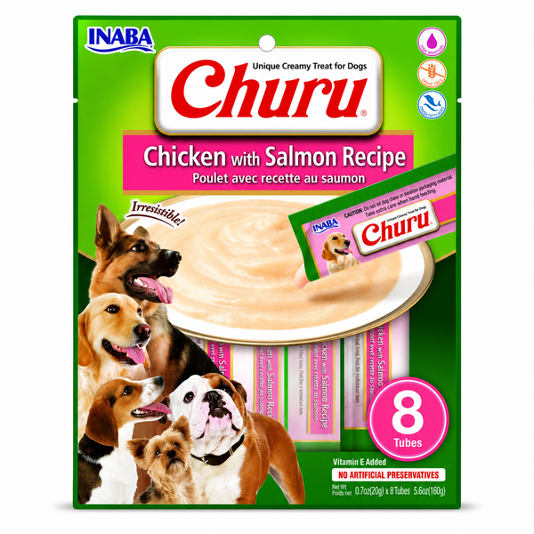 Churu Snack Perro Pollo y Salmon 160 Gramos