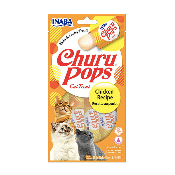 Churu Pops Snack gatos pollo 60gr