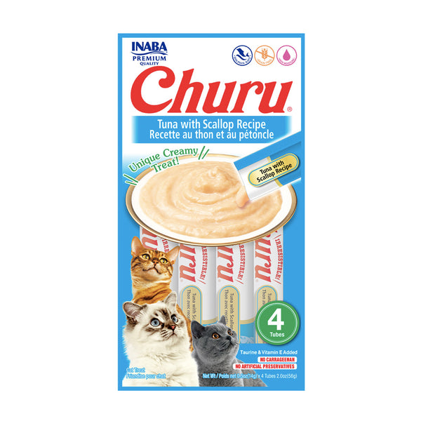 Churu Snack gatos atún con Vieira 56gr