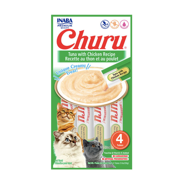 Churu Snack gatos atún con pollo 56gr