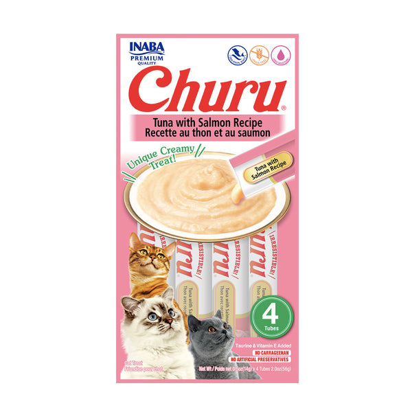Churu Snack gatos atún con Salmon 56gr